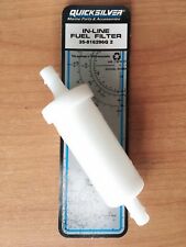Genuine QuicksiIver Inline Fuel Filter for 75HP 90HP Mariner 2-Stroke Outboard