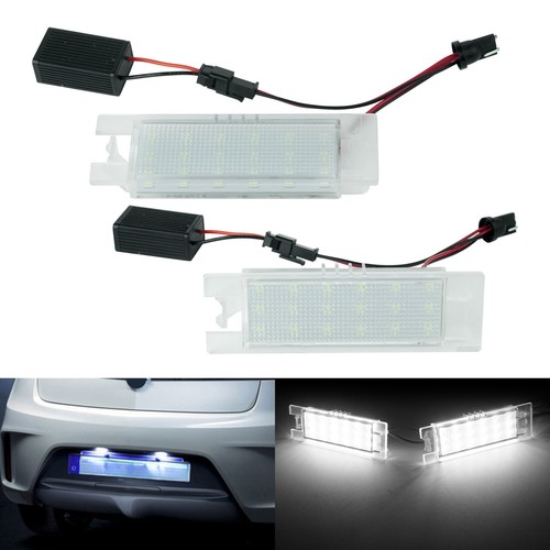 White led license number plate - license,