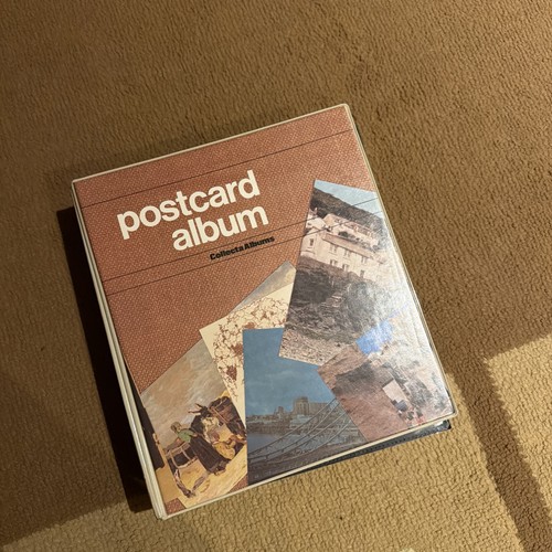 Large postcard photo album lot - photo,
