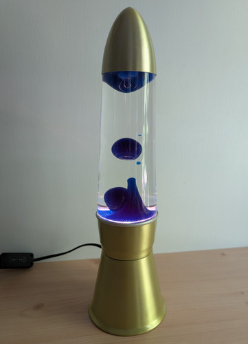 Vintage lipan rocket lava lamp - rocket,