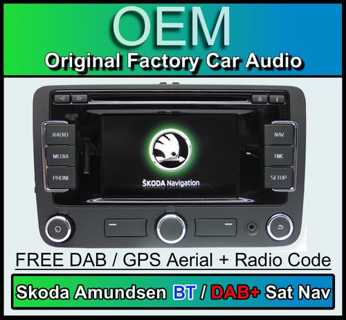 Skoda amundsen sat nav stereo - skoda,