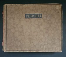 ANTIQUE 1920s PHOTO (x332) ALBUM  Family Holidays Home Sepia B&W Photographs