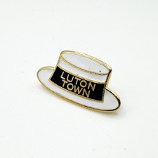 Vintage Luton Town FC Hat Pin Badge Brooch Lapel Enamel Football Club Supporters