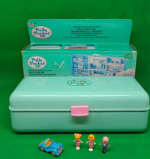 MATTEL - POLLY POCKET - TRINKET BOX PLAY SET VALIGETTA PORTA NINNOLI VINTAGE