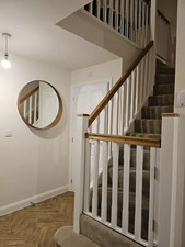 Bespoke stair gate, Baby gate, Pet gate, Made to measure, wooden Stair Gate