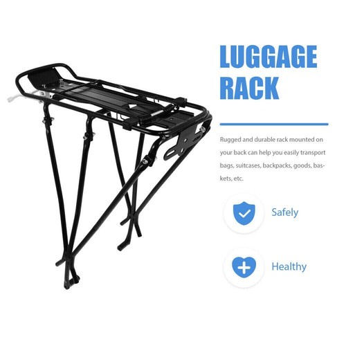 Rear bicycle pannier - rear, rack