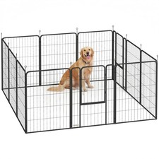 PawHut Dog Pen, 12-Panel Puppy