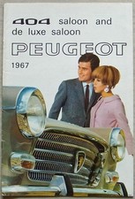 PEUGEOT 404 SALOON & DE LUXE