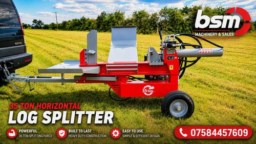 Ton log splitter towable - 35,