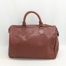 LOUIS VUITTON Epi Speedy 30 Boston Bag Kenya Brown M43003 VI662 Authentic LV