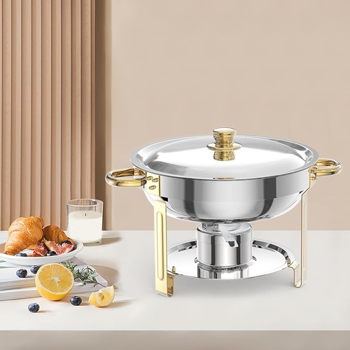 5qt chafing dish set gold - dish,