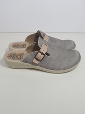 Fly Flot Grey Slippers Shoes Clogs Shoes Sliders NEW wedge 