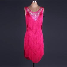 Latin Ballroom Dance Dress Modern Salsa Waltz Standard Long Dress#F205 8 Colors