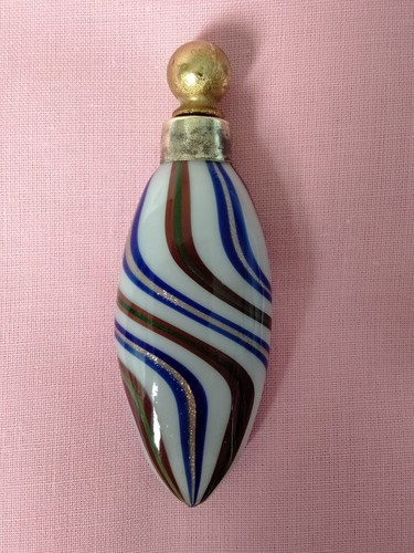 Antique nailsea glass perfume - antique,
