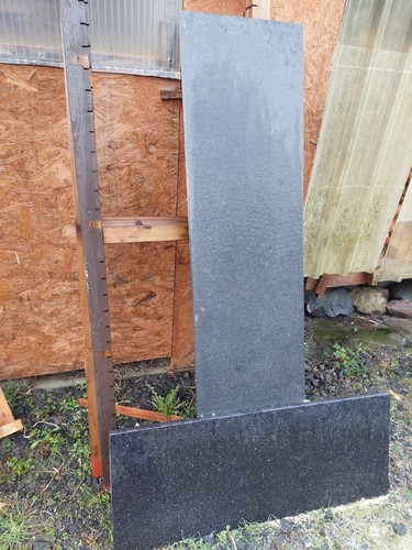 Granite worktop fireplace - granite,