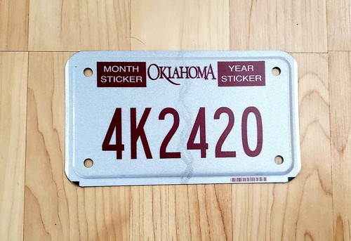 Real oklahoma license plate - real,
