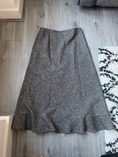 HOBBS Wool Size 14 Maxi Skirt