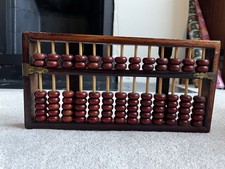 Vintage Chinese Wooden Abacus