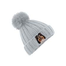 SHETLAND SHEEPDOG EMBROIDERED POM POM BEANIE - GIFT BOX - ADULT ONE SIZE SHELTIE