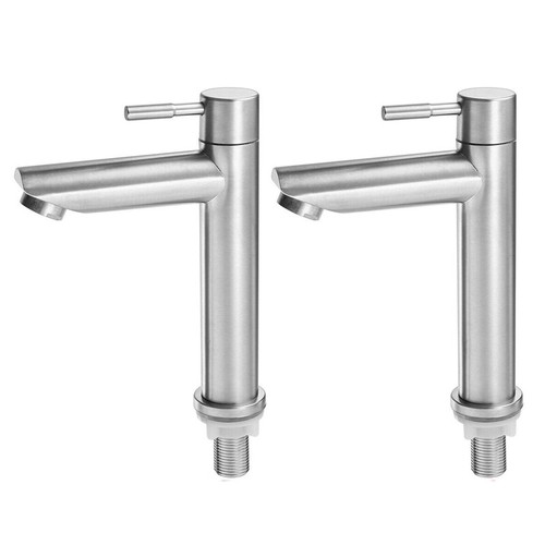 Twin taps set cold - , tap