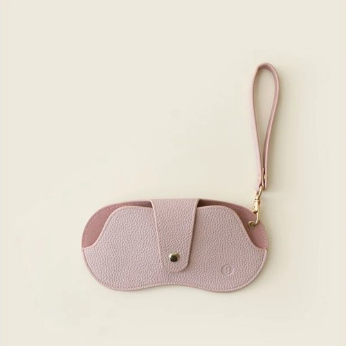 Soft leather glasses pouch - soft,