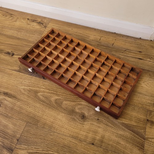 Small vintage wooden - wooden, printer