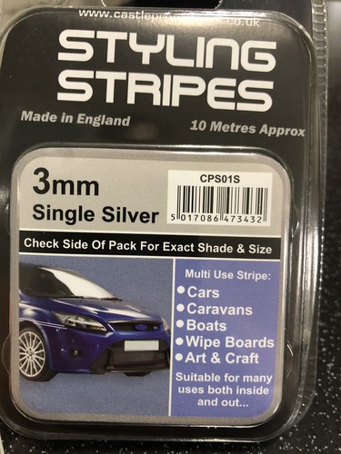 Car pin stripe 3mm silver - stripe,