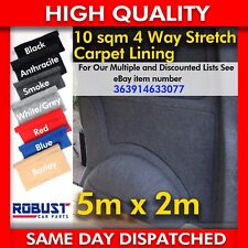 CAMPER VAN CAR CARPET LINING 4 way stretch VW T 6 5 TRIM TRANSIT RACE DAY 10sqm