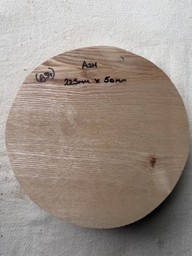 Ash woodturning bowl - (a34),