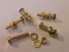 M4X20 BRASS HEX HEAD BOLTS