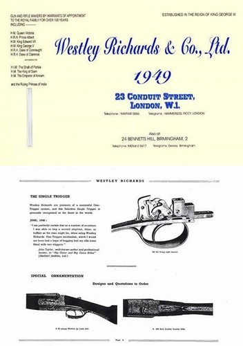 Westley richards 1949 - co.,