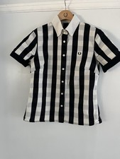 Fred Perry x Amy Winehouse Check Shirt UK 10 VGC.