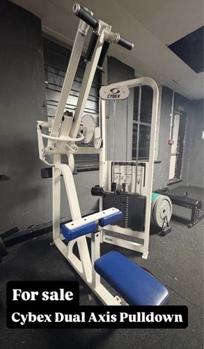 Cybex dual lat pulldown gym - pulldown,