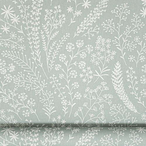 Green floral wallpaper - green,