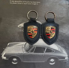Two Genuine Porsche keyrings