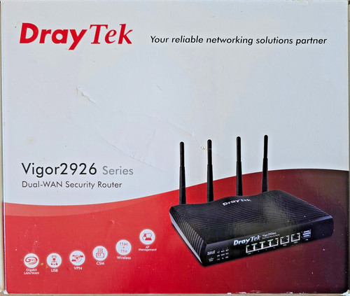 Draytek vigor2926 dual wan - draytek,