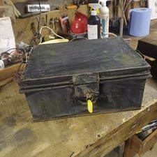 Antique Military Deed Box