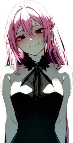 Yandere evil smile vinyl car - yandere,