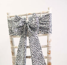 CHAIR COVER BOW SASH TABLE RUNNERS WEDDING SPECIAL EVENT DÉCOR SATIN MATERIAL