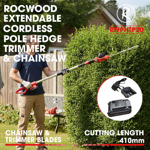 2in1 cordless pole hedge - 2in1,
