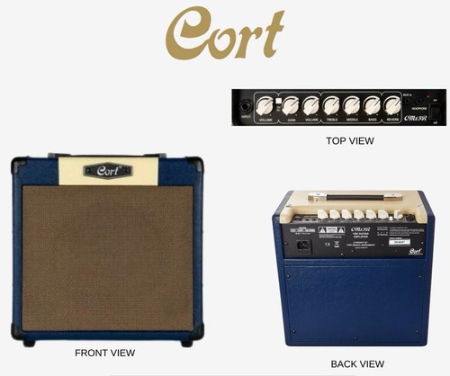 Cort cm15r practice - practice, black
