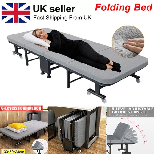 Single folding bed mattress - folding, w/mattress