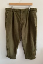 Hoggs of Fife 40” Hunting Shooting Breeks Breeches Green Moleskin Trousers Pants