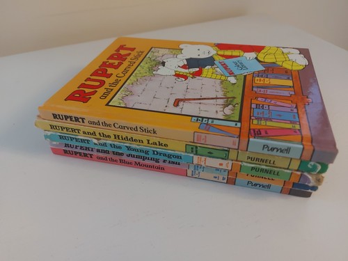 Vintage rupert bear colour - x,
