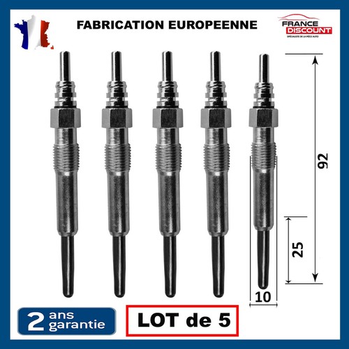 Glow plugs for - 5, a6