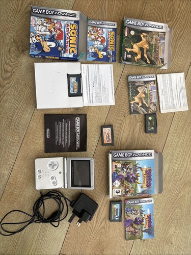 Gba silver console ags - gba,
