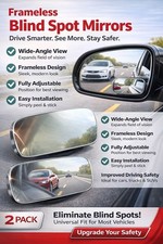 2x Blind Spot Mirror Rear Side