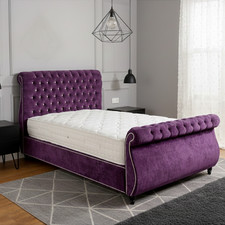 LUXURY SWAN SLEIGH BED FRAME