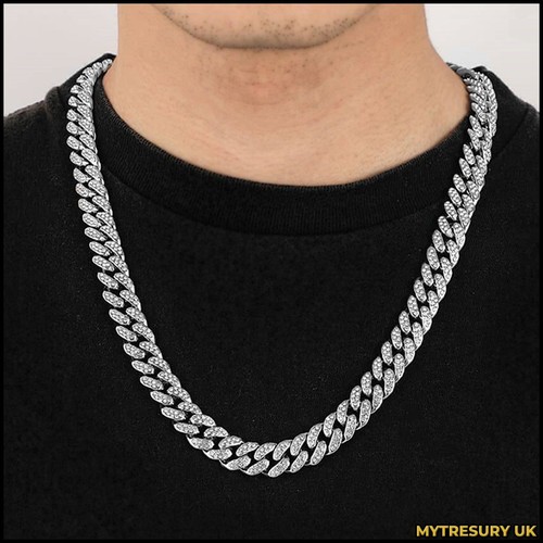 Iced cuban chain curb - iced,