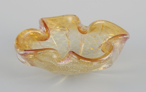 Murano italy art glass bowl - art,